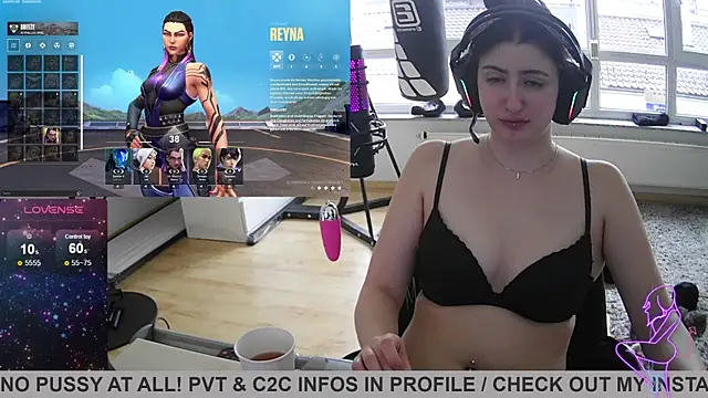 Gamergirl-Linela online show from February 12, 10:46 am