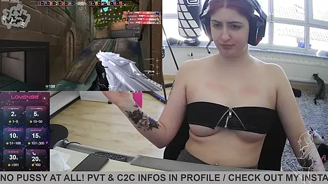 Gamergirl-Linela online show from February 17, 12:16 pm