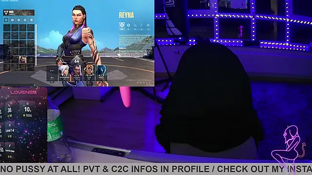 Gamergirl-Linela online show from February 19, 9:03 pm