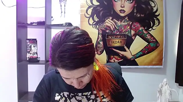 Snapshot of Pandora_9666 chatting on July 14, 3:29 pm Pandora 9666 online show from July 14, 3:29 pm