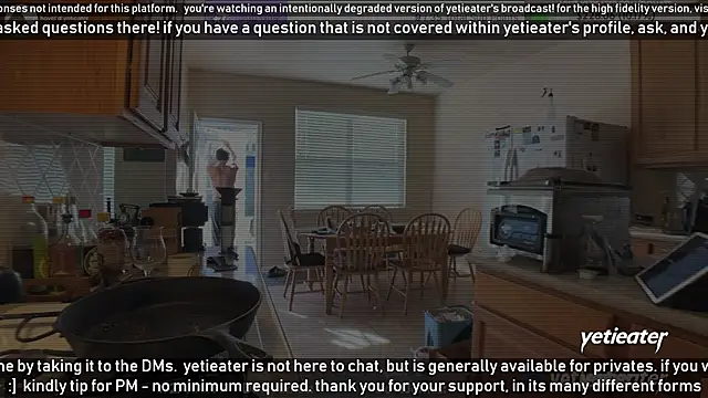 Snapshot of yetieater chatting on January 1, 8:04 pm yetieater online show from January 1, 8:04 pm