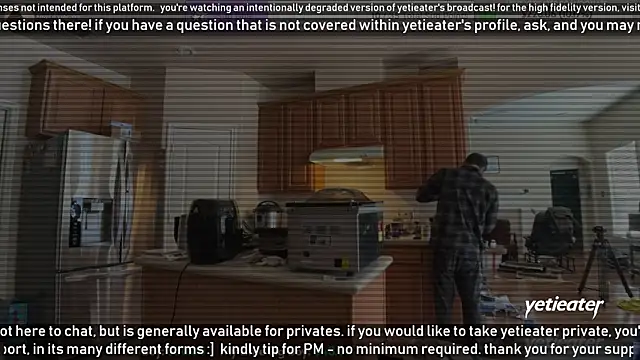 Snapshot of yetieater chatting on January 23, 5:10 pm yetieater online show from January 23, 5:10 pm