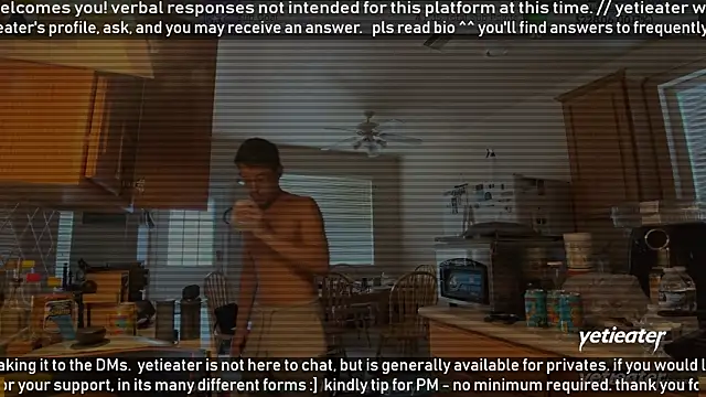 Snapshot of yetieater chatting on July 15, 7:08 pm yetieater online show from July 15, 7:08 pm