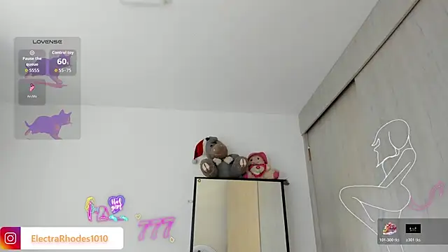 Snapshot of ElectraRhodes1 chatting on February 4, 6:36 pm ElectraRhodes1 online show from February 4, 6:36 pm