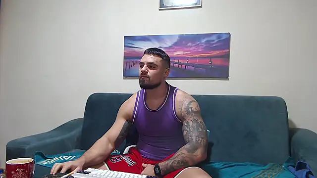 Tiberius hunk online show from January 10, 5:42 am