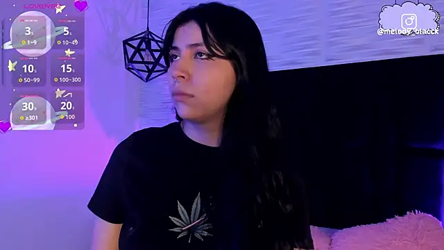 Snapshot of Melody_Black_ chatting on February 7, 8:45 pm Melody Black online show from February 7, 8:45 pm