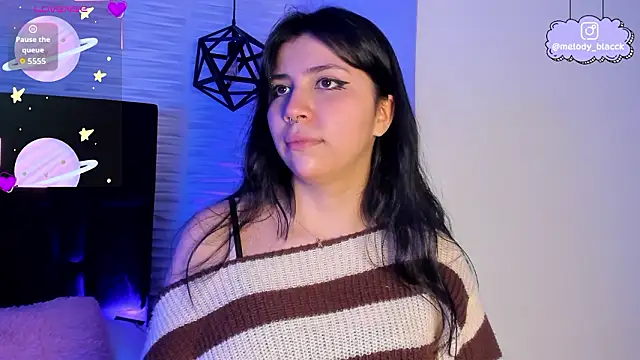 Snapshot of Melody_Black_ chatting on February 9, 9:30 pm Melody Black online show from February 9, 9:30 pm