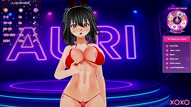 Auri Hikaru online show from October 10, 7:02 pm