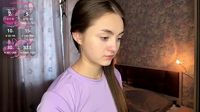 Snapshot of LoraDavi chatting on February 18, 8:43 am LoraDavi online show from February 18, 8:43 am