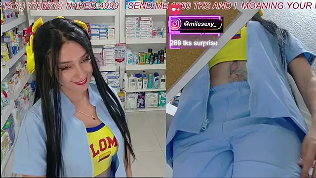 Snapshot of swmilena_hot_ chatting on June 12, 3:05 am swmilena hot online show from June 12, 3:05 am