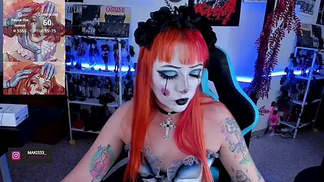 Snapshot of Makii_33 chatting on October 4, 11:25 pm Makii 33 online show from October 4, 11:25 pm