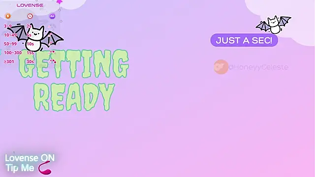 Snapshot of HoneyyCeleste chatting on October 15, 7:58 pm HoneyyCeleste online show from October 15, 7:58 pm