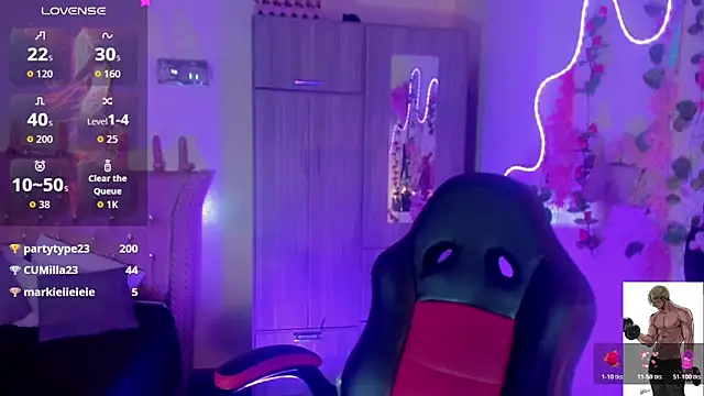 Snapshot of Cata_MW chatting on February 20, 7:25 pm Cata MW online show from February 20, 7:25 pm