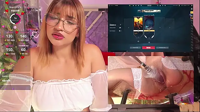 Snapshot of AriaNova_ chatting on May 11, 2:45 pm AriaNova online show from May 11, 2:45 pm