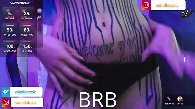 vainilla doll online show from February 10, 12:59 am