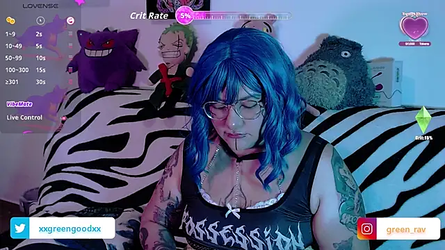 Snapshot of XxGreenGoodxX chatting on October 4, 8:07 pm XxGreenGoodxX online show from October 4, 8:07 pm