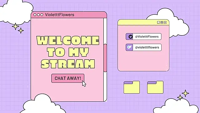 Snapshot of violetttflowers chatting on April 26, 11:46 pm violetttflowers online show from April 26, 11:46 pm
