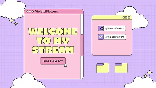 Snapshot of violetttflowers chatting on April 27, 3:32 pm violetttflowers online show from April 27, 3:32 pm