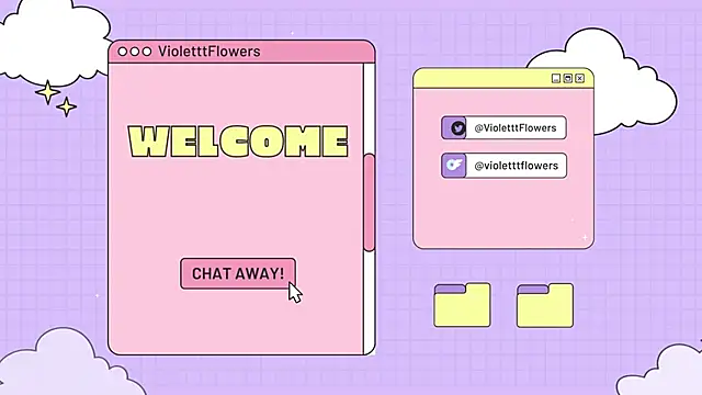 Snapshot of violetttflowers chatting on May 5, 5:43 pm violetttflowers online show from May 5, 5:43 pm