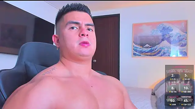 Snapshot of RJBarto chatting on March 26, 2:17 am RJBarto online show from March 26, 2:17 am