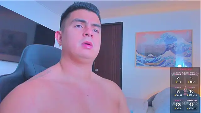 Snapshot of RJBarto chatting on April 8, 2:22 am RJBarto online show from April 8, 2:22 am