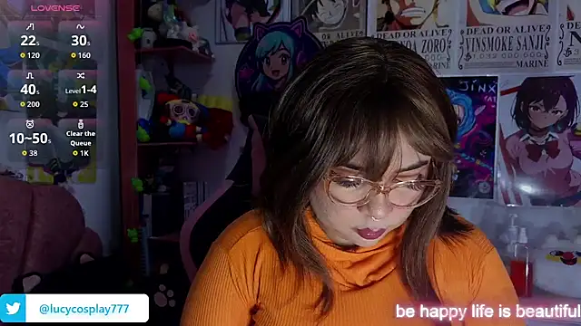 Snapshot of Lucycosplay777 chatting on July 6, 2:14 pm Lucycosplay777 online show from July 6, 2:14 pm
