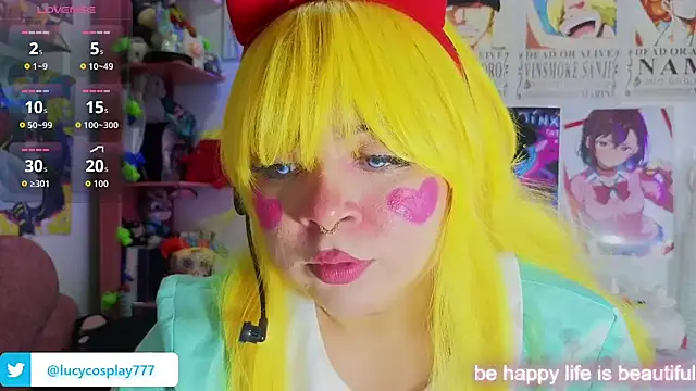 Snapshot of Lucycosplay777 chatting on July 9, 3:16 pm Lucycosplay777 online show from July 9, 3:16 pm