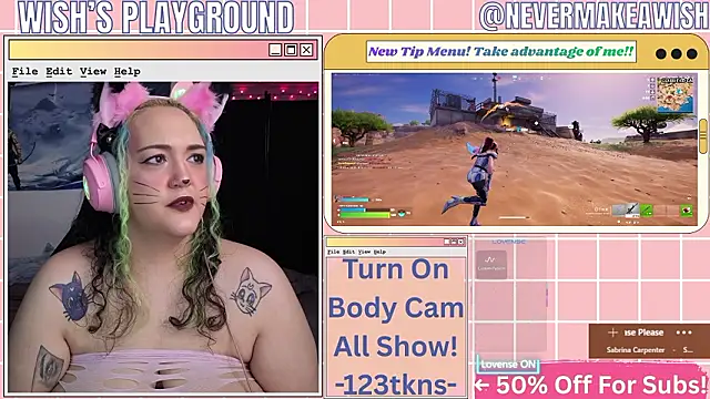 nevermakeawish online show from February 24, 4:27 pm