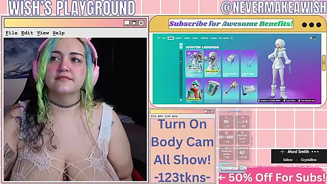 nevermakeawish online show from February 25, 4:38 pm