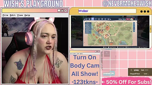 nevermakeawish online show from April 7, 9:43 am