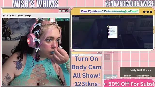 nevermakeawish online show from June 28, 9:48 am