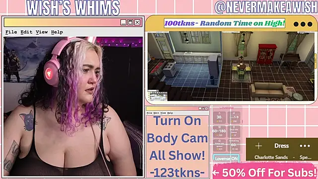 nevermakeawish online show from July 17, 9:38 am