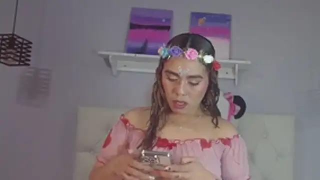 Snapshot of _Aiitanaa_ chatting on October 18, 4:48 am Aiitanaa online show from October 18, 4:48 am