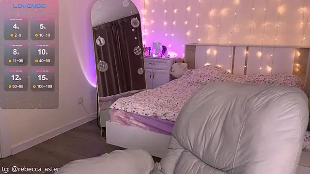 Snapshot of RebeccaAster chatting on February 5, 4:00 pm RebeccaAster online show from February 5, 4:00 pm