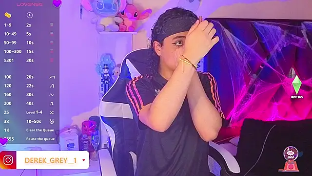 Snapshot of derek_greyy_ chatting on October 19, 7:14 pm derek greyy online show from October 19, 7:14 pm