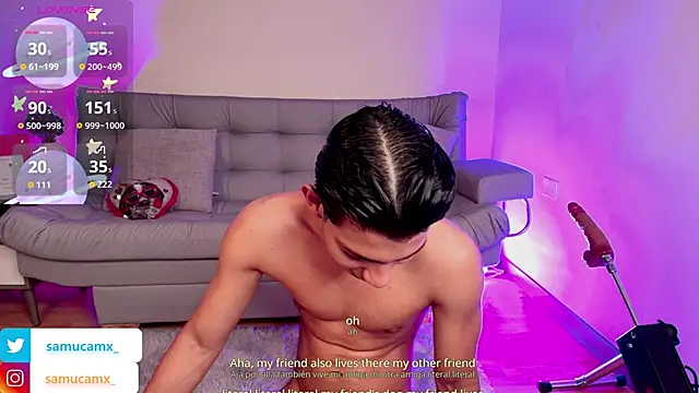 samucamx  online show from February 21, 10:00 pm