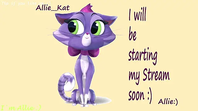Snapshot of Allie_Kat chatting on August 2, 1:31 pm Allie Kat online show from August 2, 1:31 pm