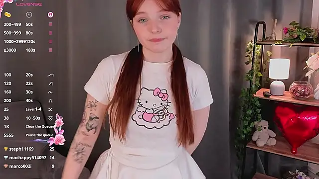 AnnieKim  online show from March 12, 4:46 pm