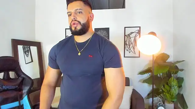 Justin kingX7 online show from February 19, 1:12 am