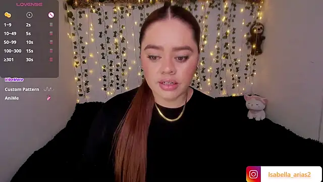 isabella arias2 online show from November 24, 1:05 am