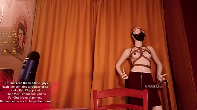 Giantess Eva online show from October 15, 4:51 pm