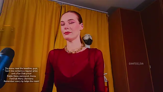 Giantess Eva online show from October 24, 5:31 pm