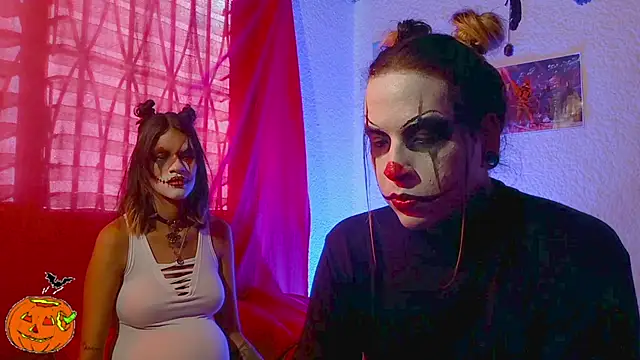 Couple Moth666 online show from October 31, 8:54 pm