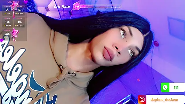 Daphnne XXX online show from November 4, 7:35 pm