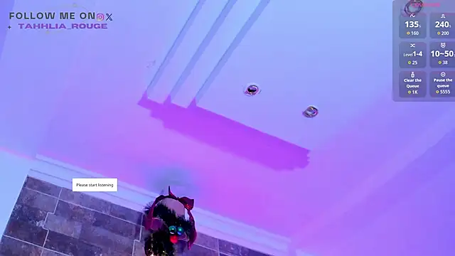 tahhlia rouge online show from December 4, 7:00 pm