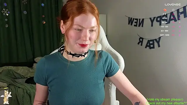 Snapshot of GingerCute chatting on January 11, 1:27 pm GingerCute online show from January 11, 1:27 pm
