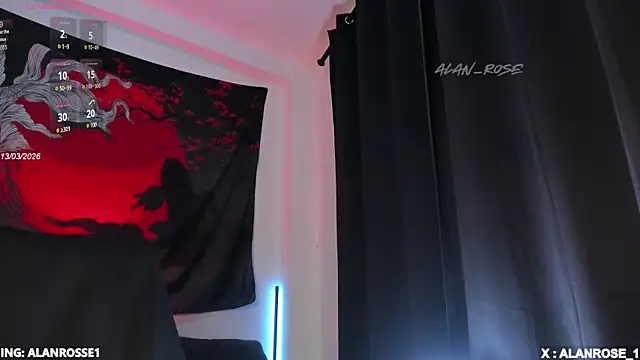 AlanRose01 online show from April 13, 11:21 pm