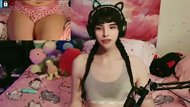 Snapshot of BimboCat chatting on October 31, 12:22 am BimboCat online show from October 31, 12:22 am