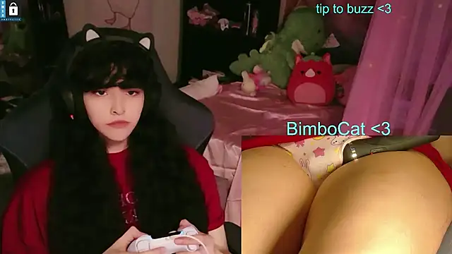 Snapshot of BimboCat chatting on June 11, 8:29 pm BimboCat online show from June 11, 8:29 pm