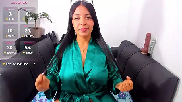 evelisse  online show from January 7, 4:04 am